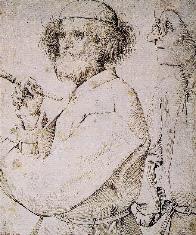 Pieter the Elder Bruegel The Painter and the Buyer